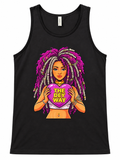 THE DEY WAY Unisex Tank Top (Dark Grey, Black)