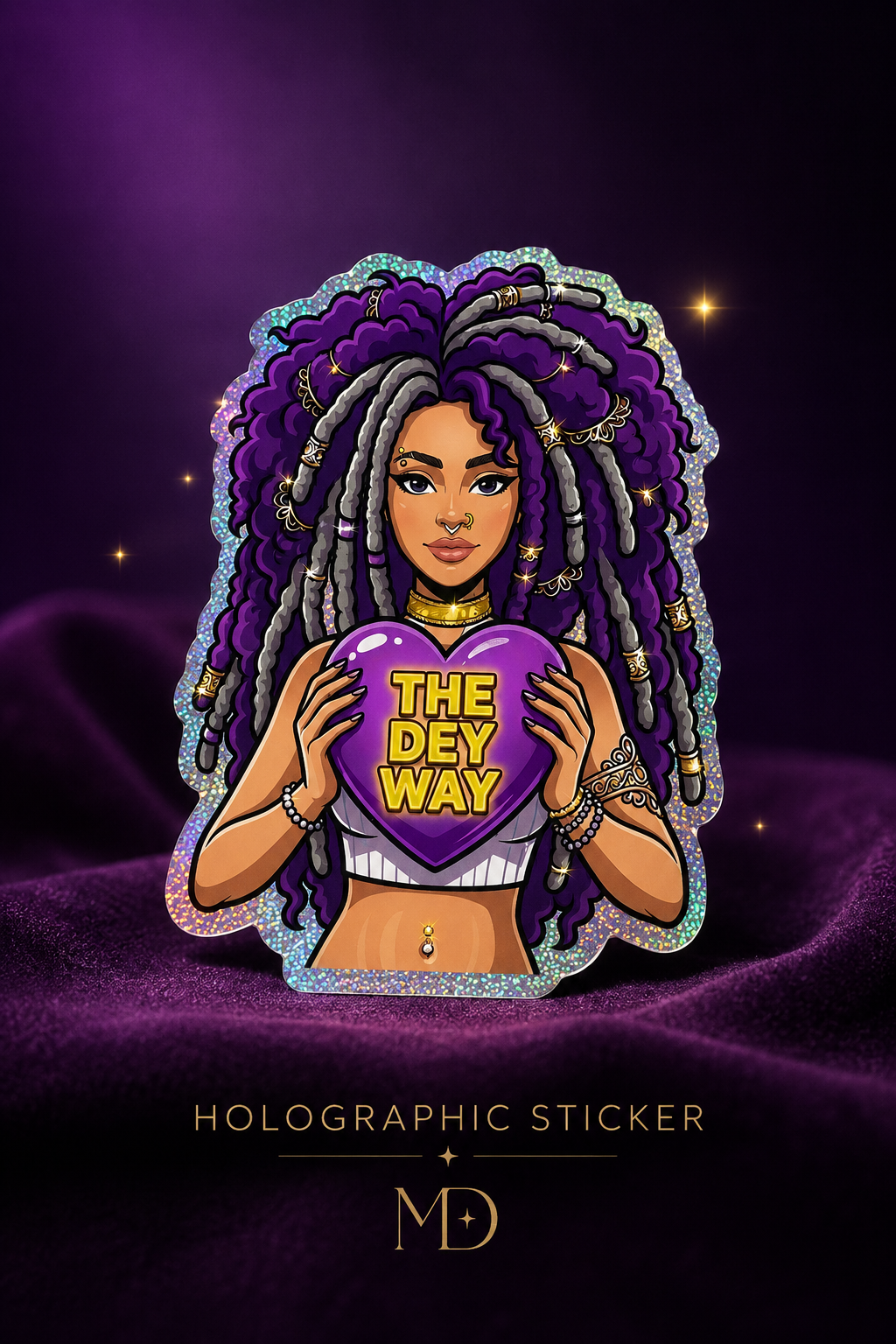 THE DEY WAY Holograpic Sticker